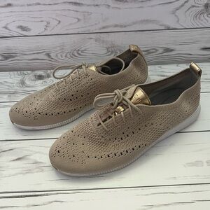 Cole Haan Women’s Tan Knit Sneakers Size 7.5